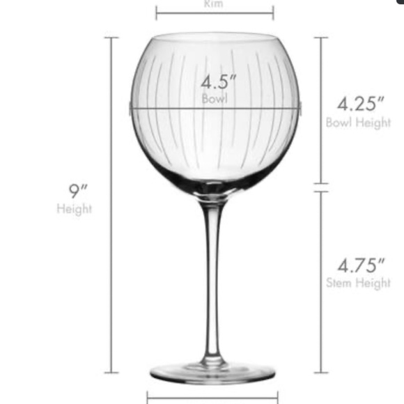 NEW Set of 4 Mikasa Cheers Balloon Goblet Glasses - Picture 10 of 11